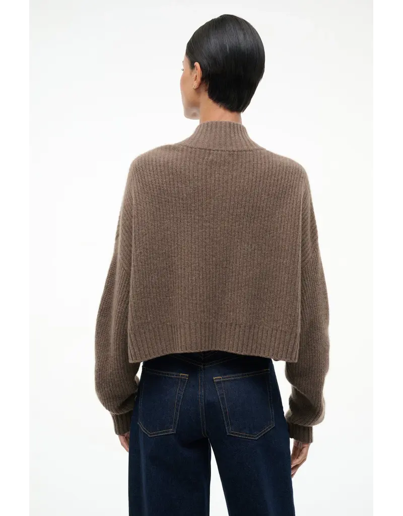 Staud Cropped Hampton Cashmere Sweater