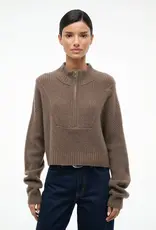 Staud Cropped Hampton Cashmere Sweater