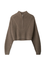 Staud Cropped Hampton Cashmere Sweater