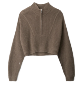 Staud Cropped Hampton Cashmere Sweater