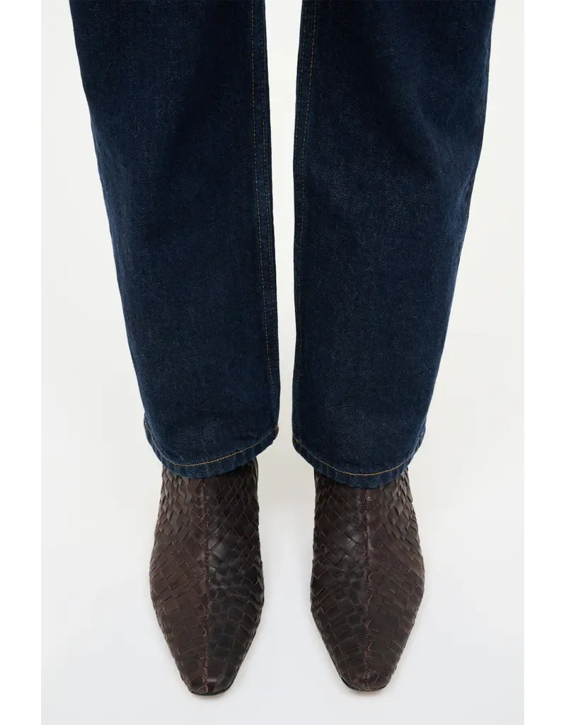 Staud Wally Woven Ankle Boot