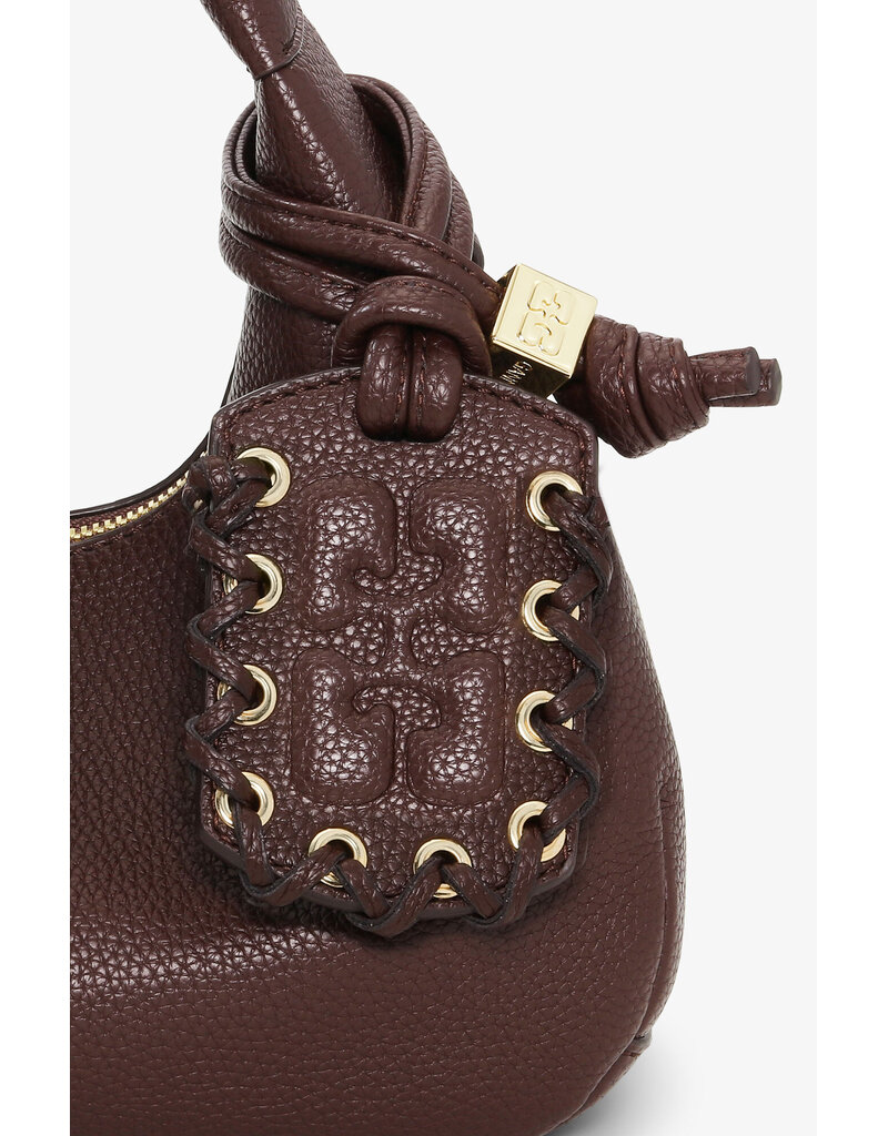 Ganni Hobo Mini Grained