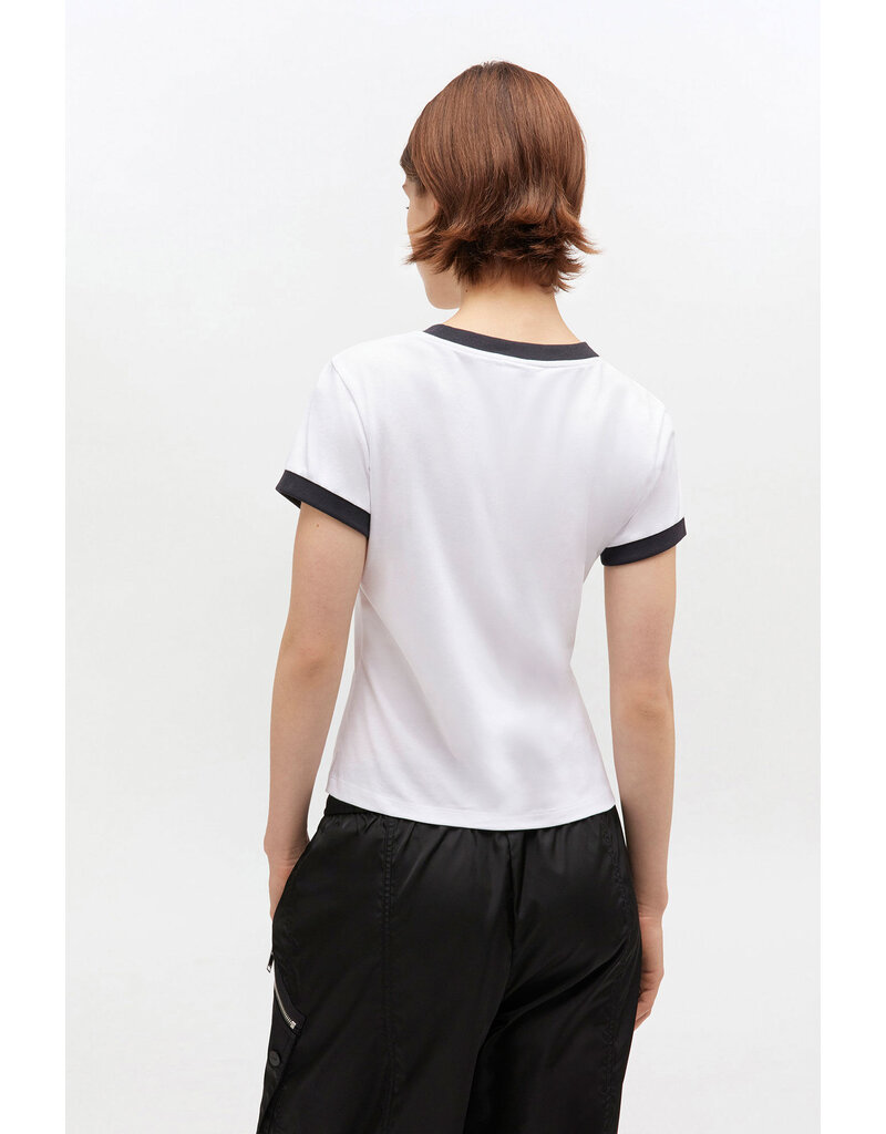 Ganni Basic Cotton Jersey Kitty T-Shirt