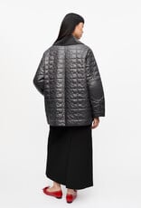 Ganni Shiny Quilt Midi Jacket