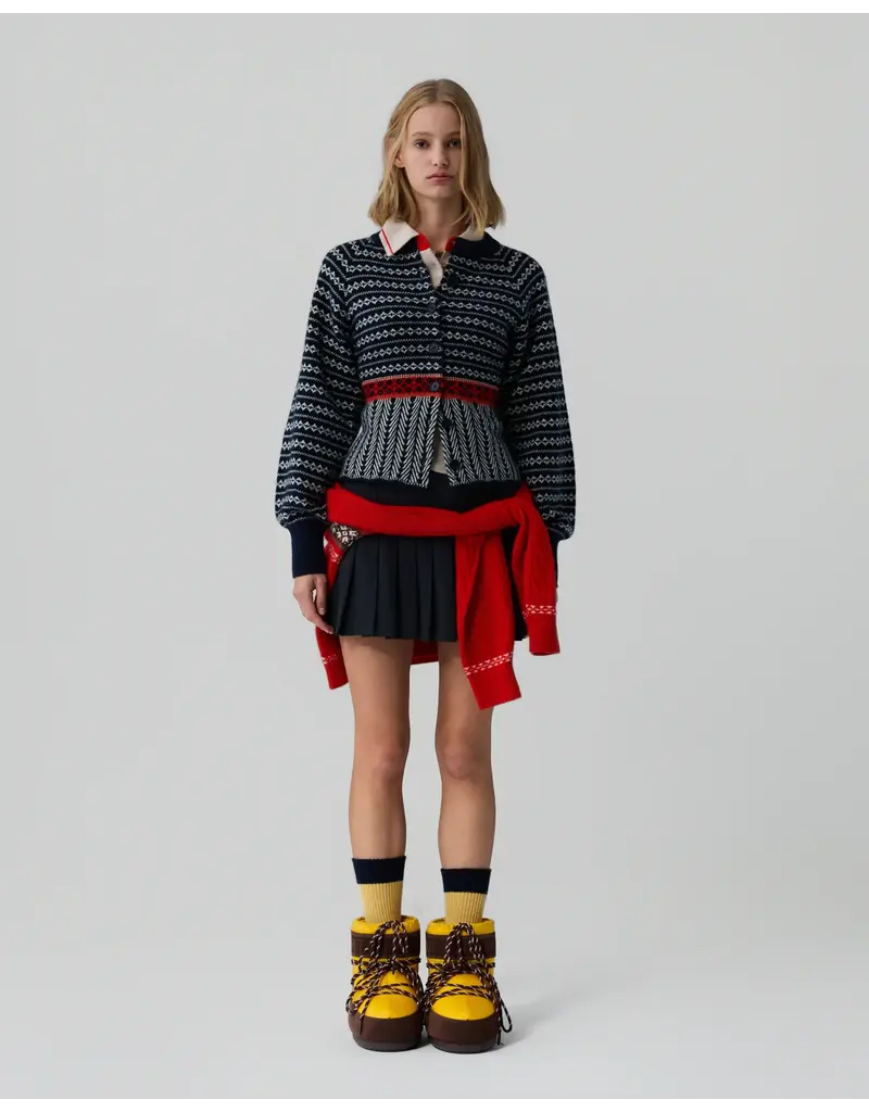 GUEST IN RESIDENCE Fairisle Sculpted Cardigan