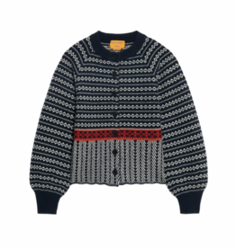 GUEST IN RESIDENCE Fairisle Sculpted Cardigan