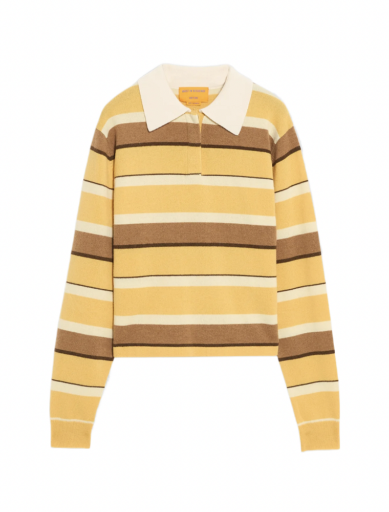 GUEST IN RESIDENCE Cropped Stripe Rugby