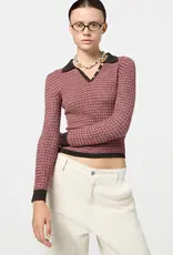 GUEST IN RESIDENCE Chevron L/S Shrunken Polo