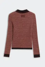 GUEST IN RESIDENCE Chevron L/S Shrunken Polo