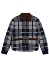 GUEST IN RESIDENCE Quilted Plaid Liner Jacket