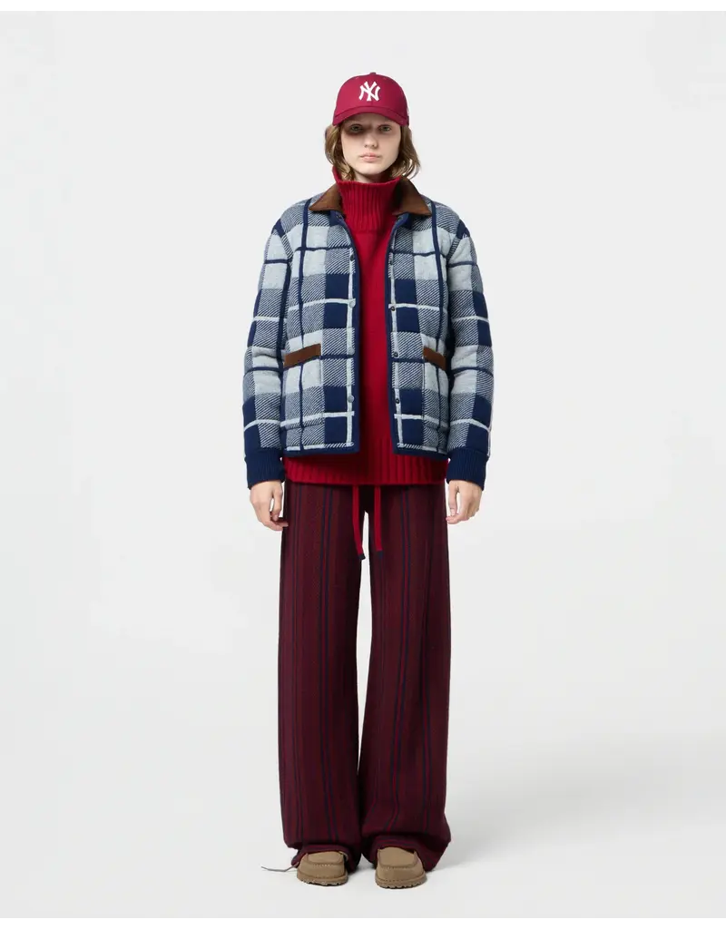 GUEST IN RESIDENCE Quilted Plaid Liner Jacket