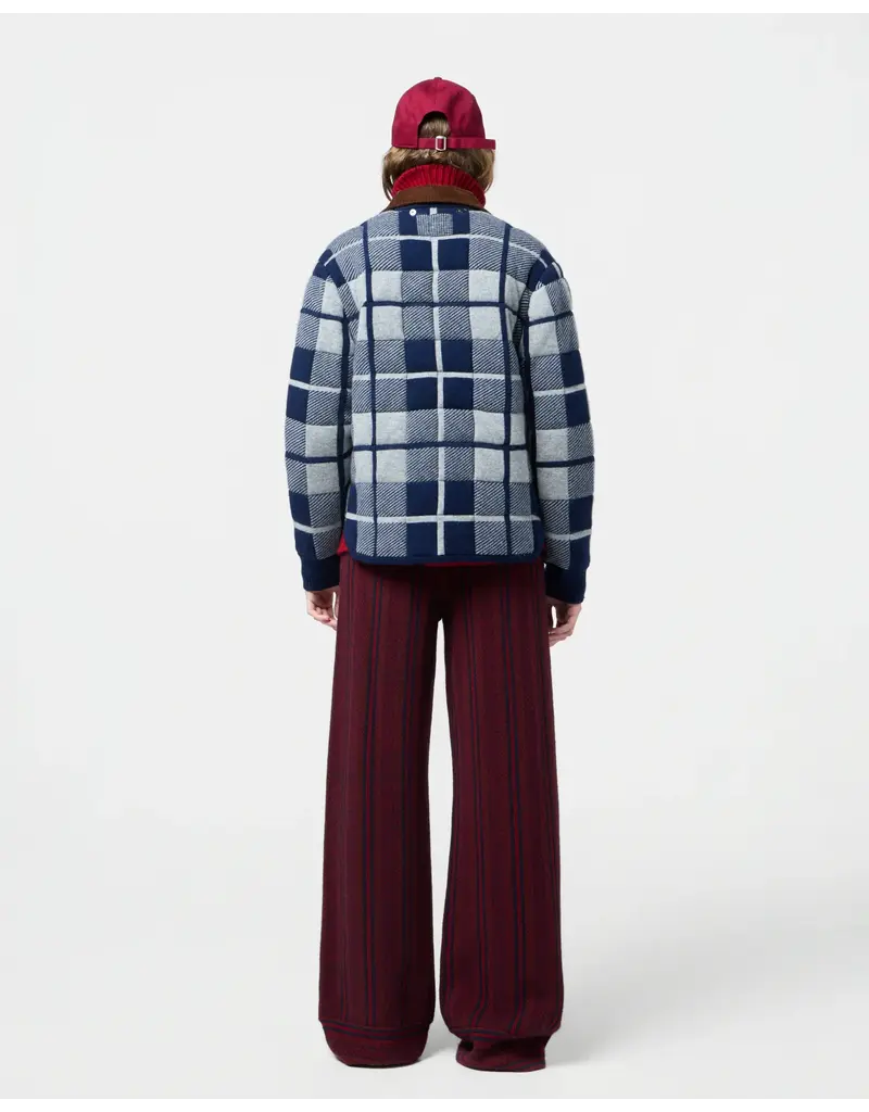 GUEST IN RESIDENCE Quilted Plaid Liner Jacket