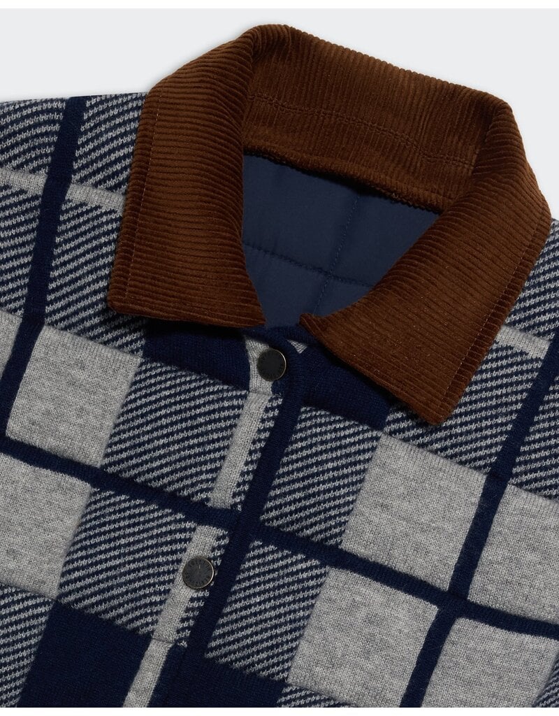 GUEST IN RESIDENCE Quilted Plaid Liner Jacket