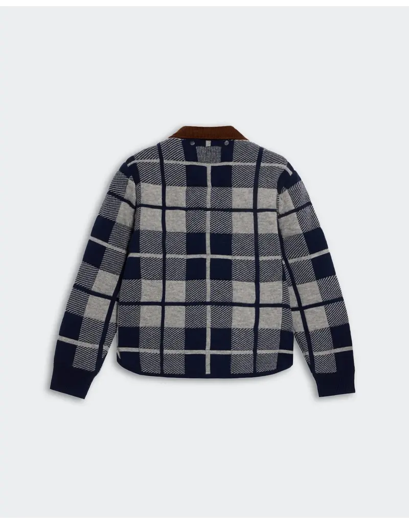 GUEST IN RESIDENCE Quilted Plaid Liner Jacket