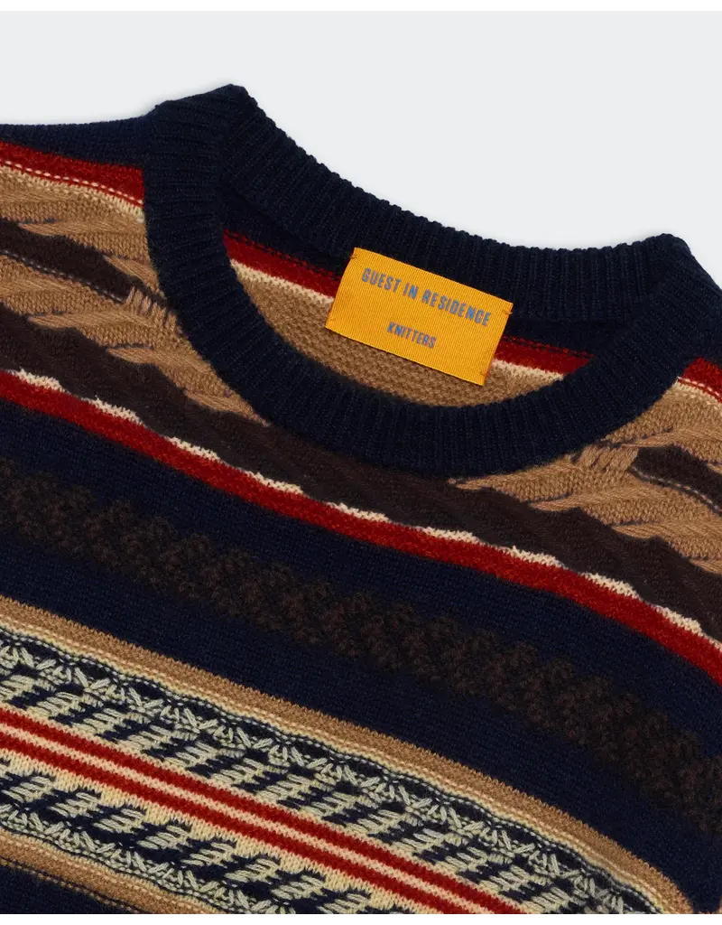 GUEST IN RESIDENCE Western Stripe Crew