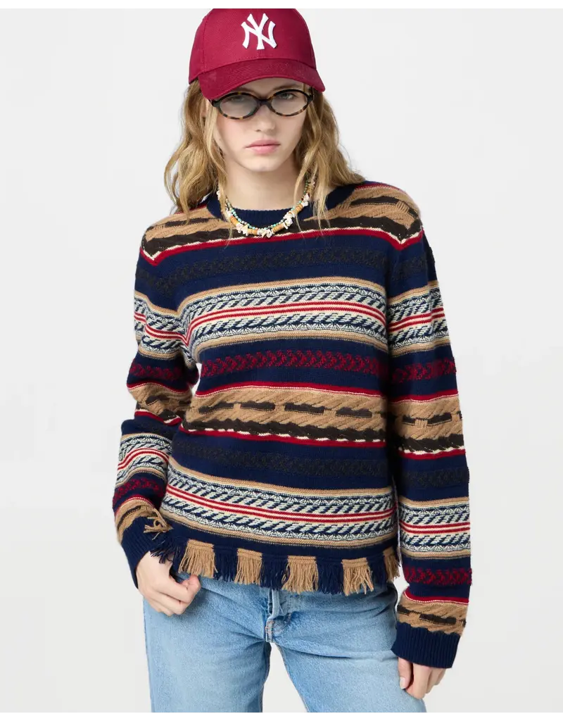 GUEST IN RESIDENCE Western Stripe Crew