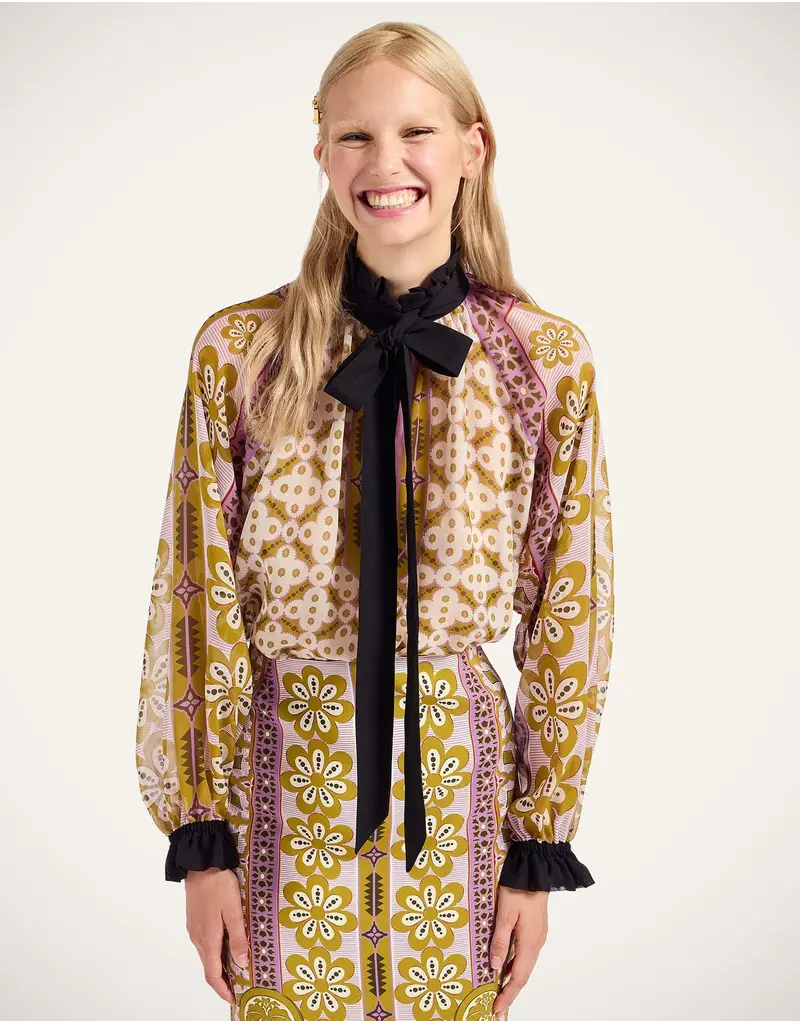 La Double J Cerere Blouse Placeé