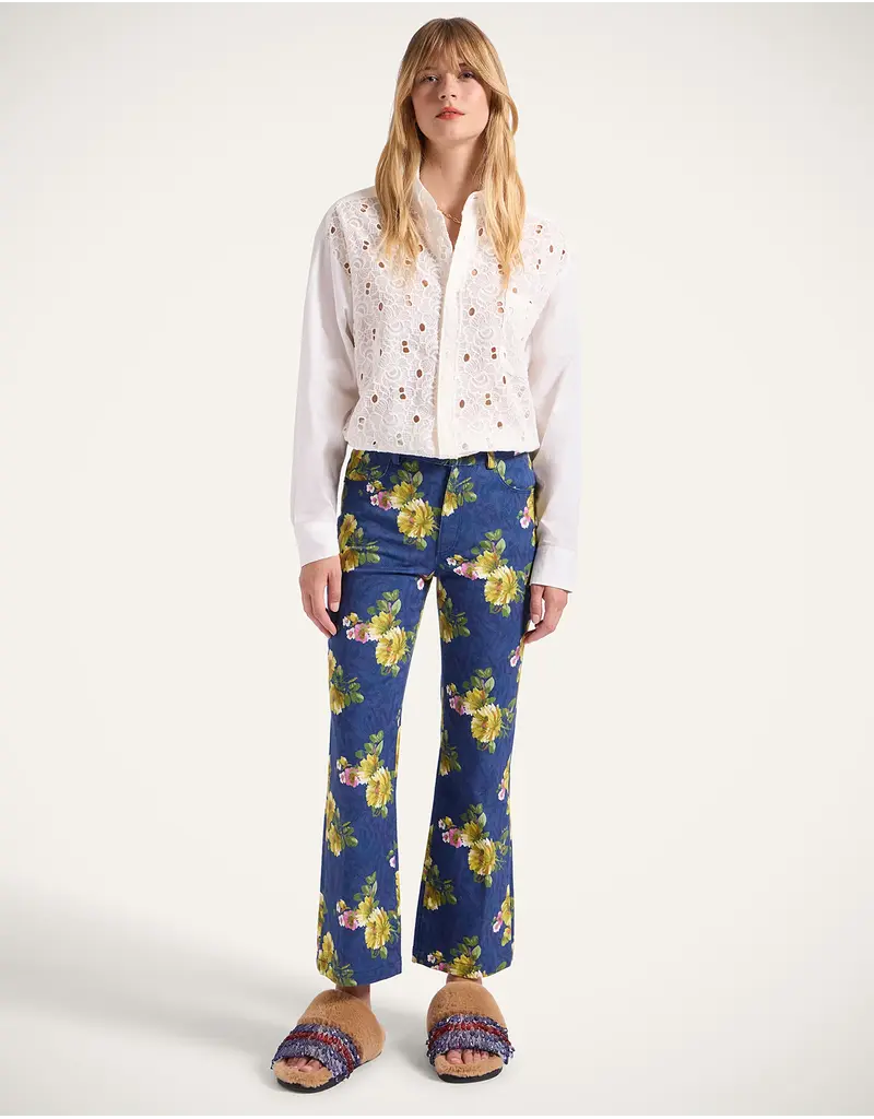 La Double J THE CROPPED FLARE JEAN