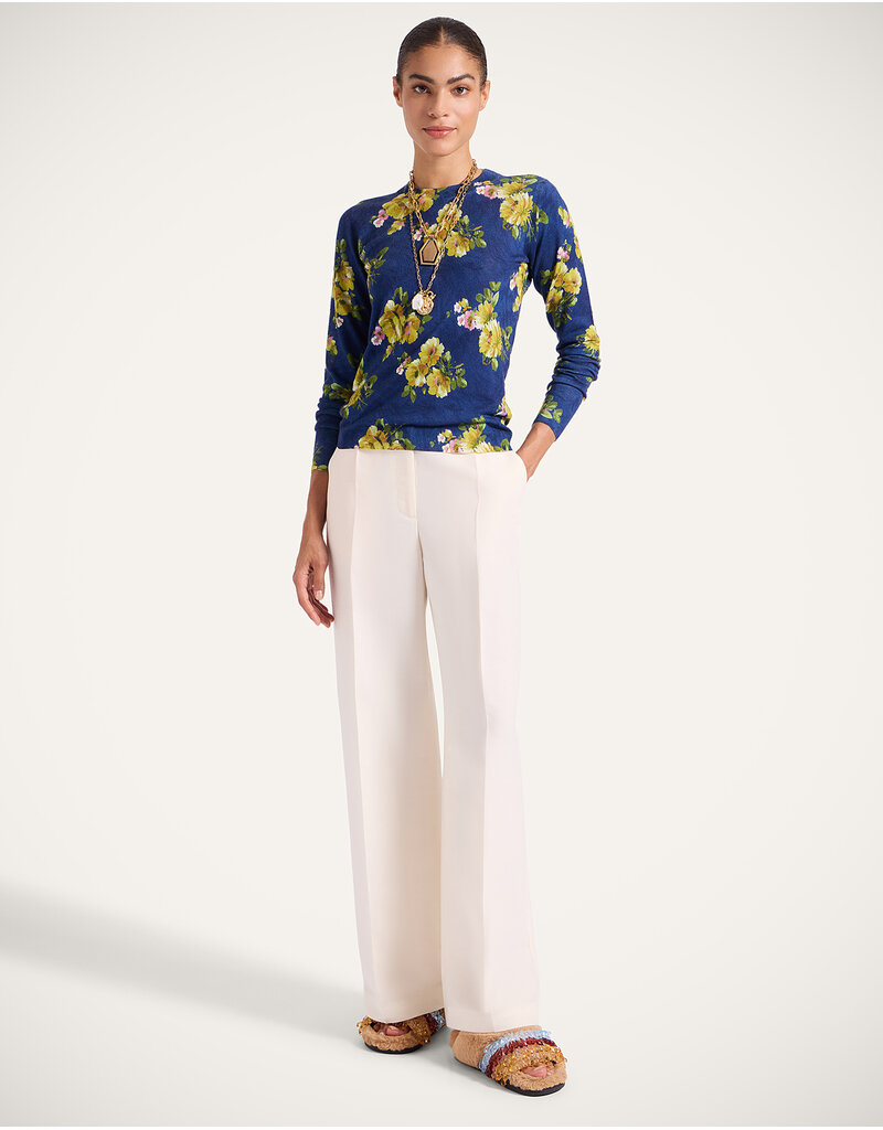 La Double J PRINTED CREW NECK