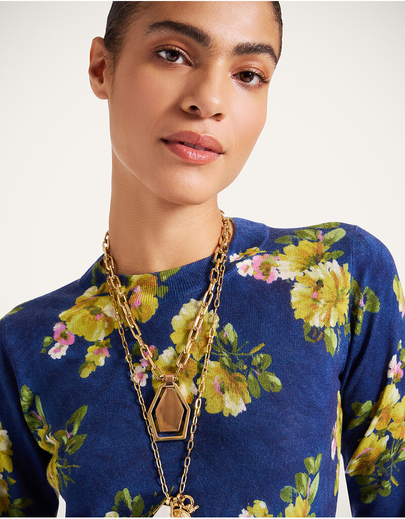 La Double J PRINTED CREW NECK