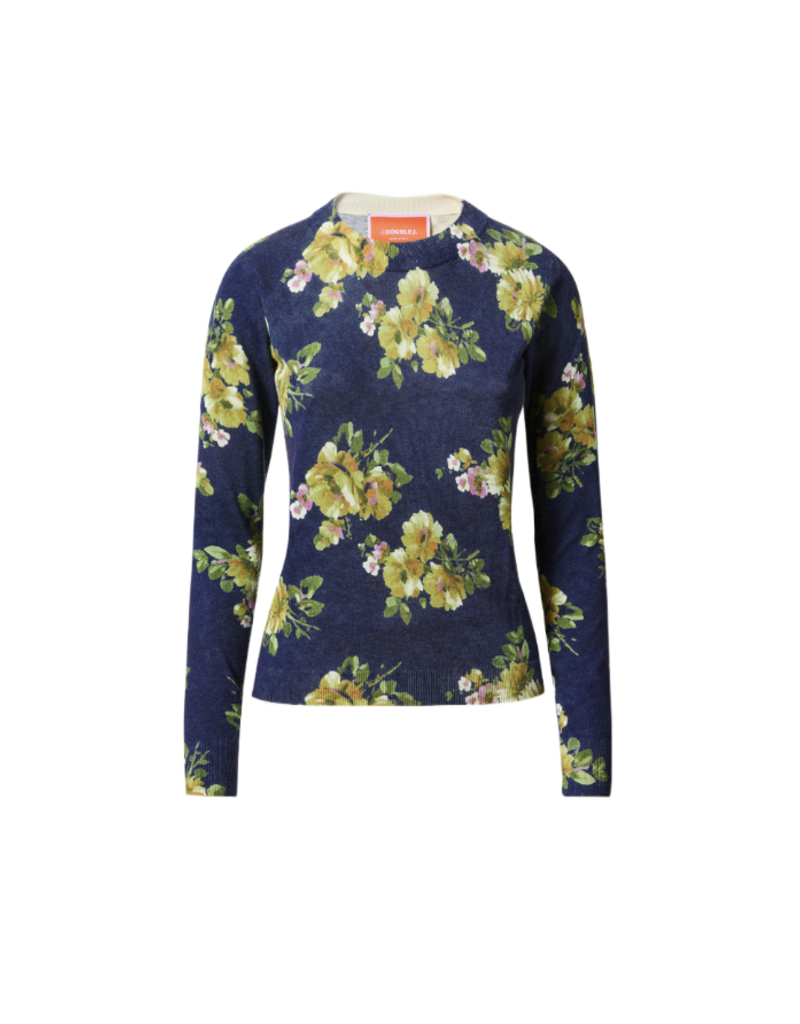 La Double J PRINTED CREW NECK