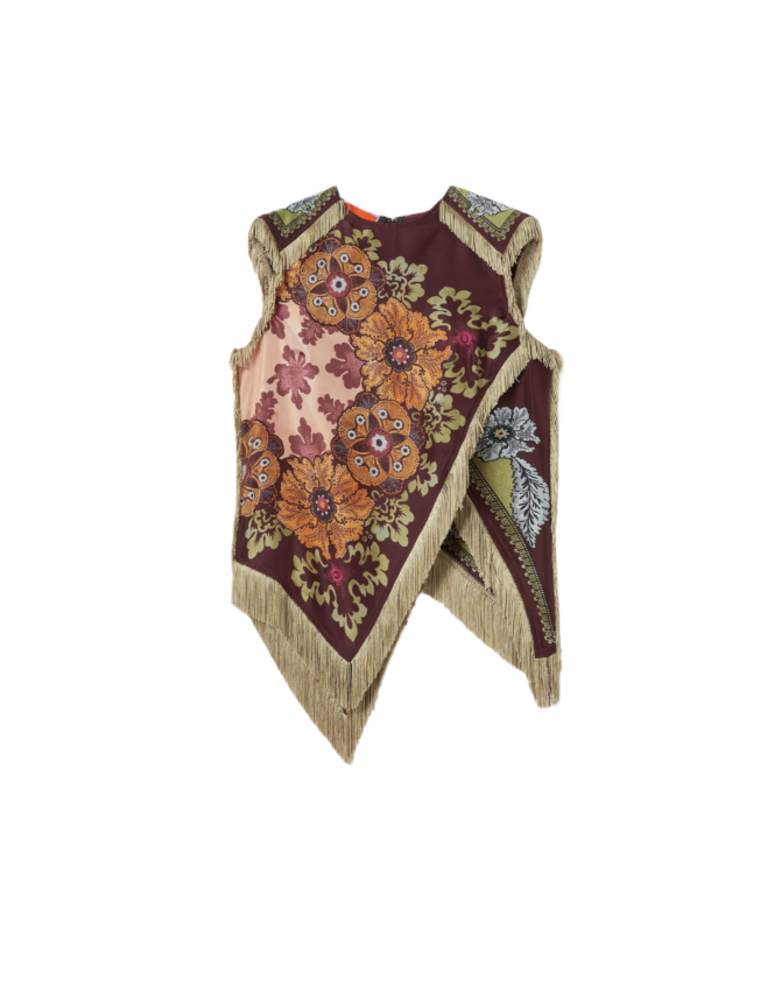 La Double J Scarf Top