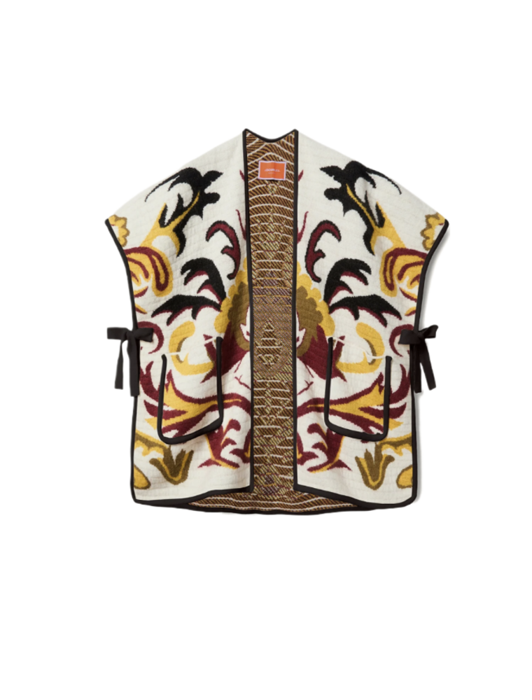 La Double J In My Power Knit Scarf Cape