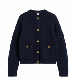 TOTEME Hammered Button Cardigan