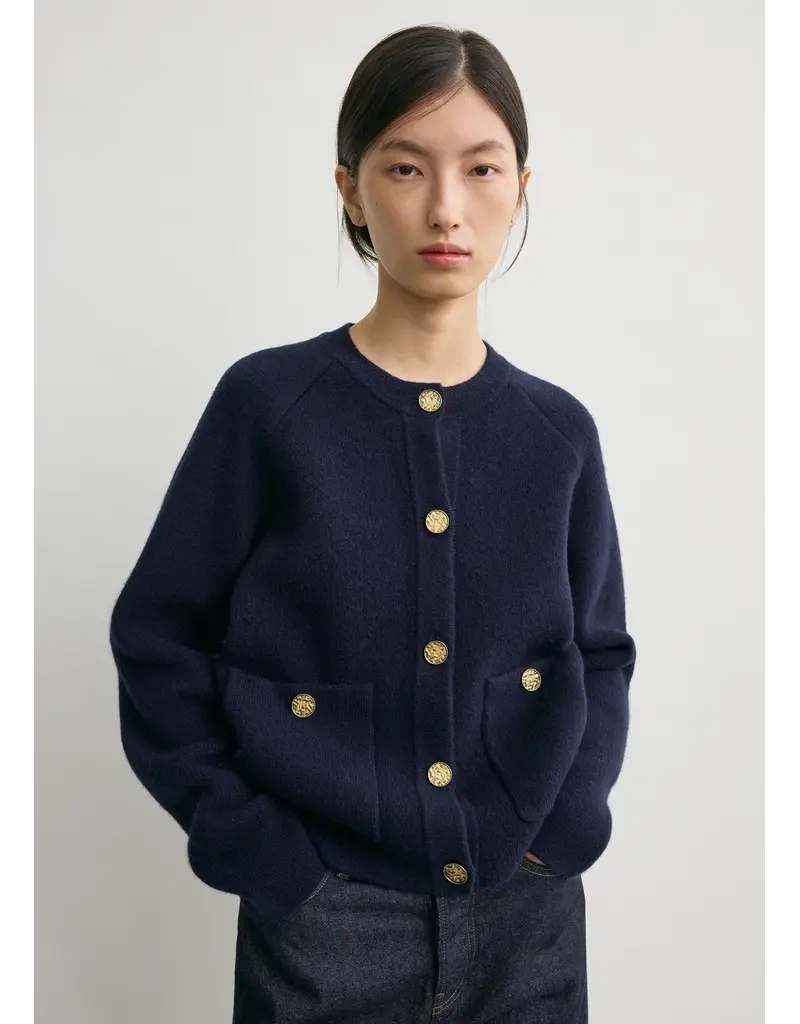 TOTEME Hammered Button Cardigan