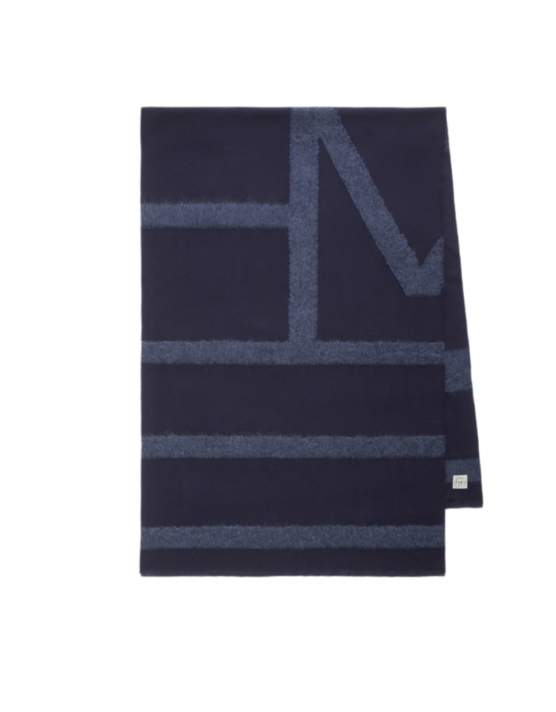 TOTEME Monogram Twill Scarf