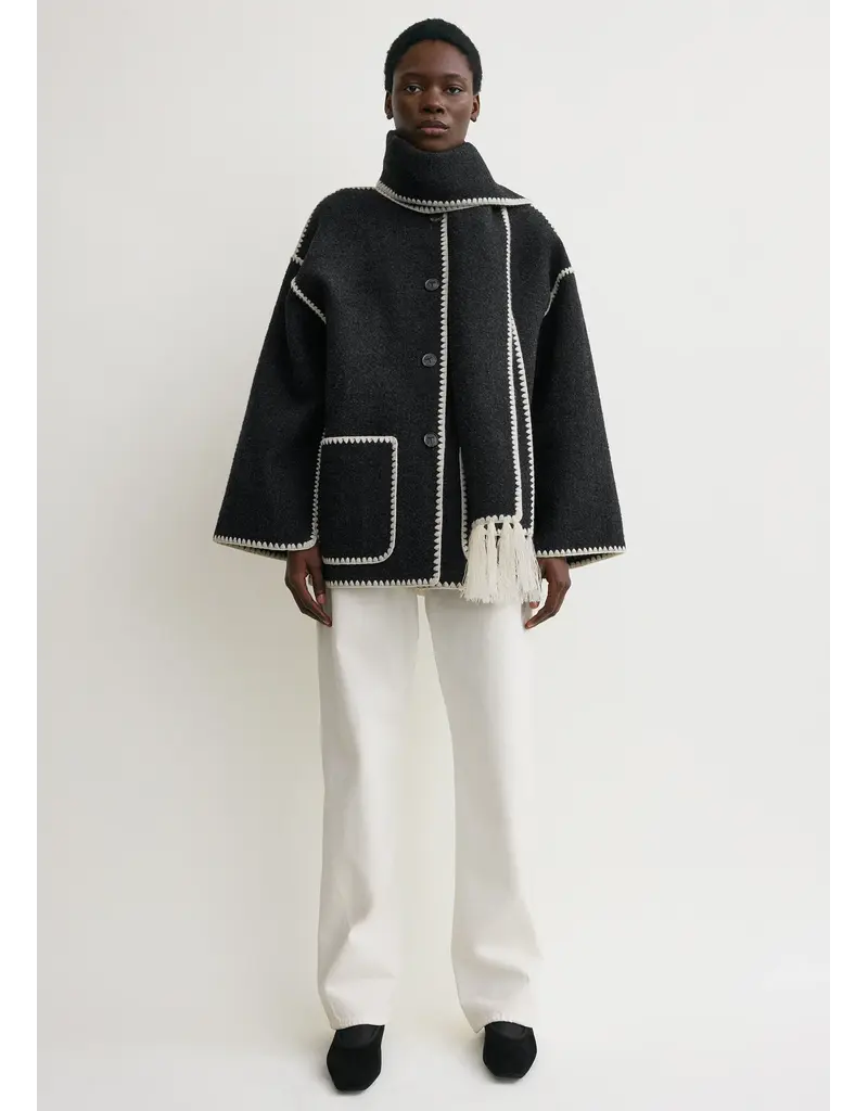 TOTEME Embroidered Scarf Jacket