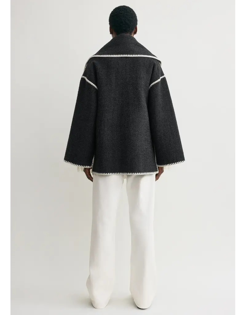 TOTEME Embroidered Scarf Jacket