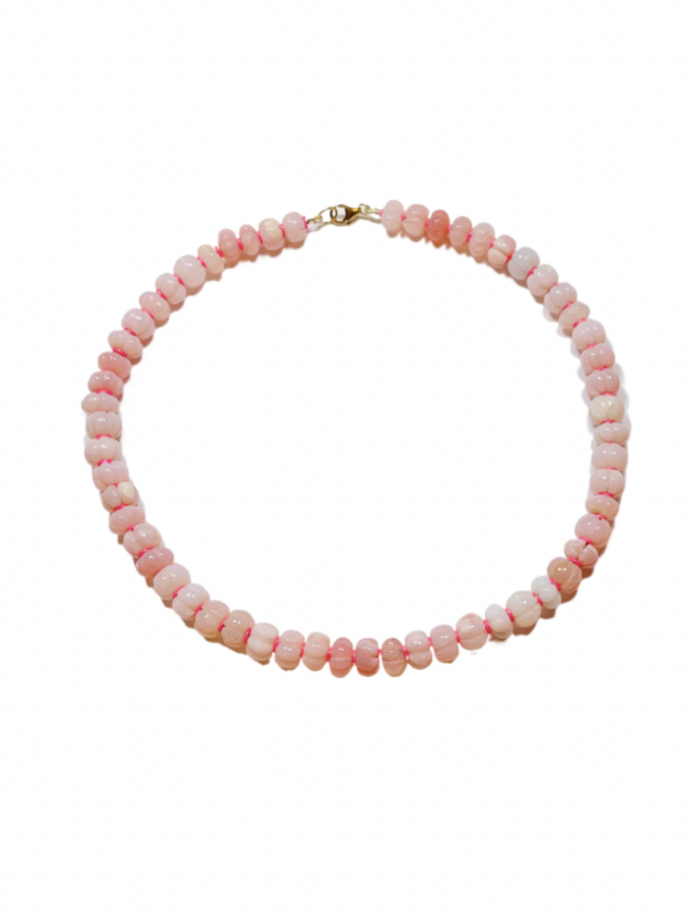 Theodosia Carved Opal Candy Necklace