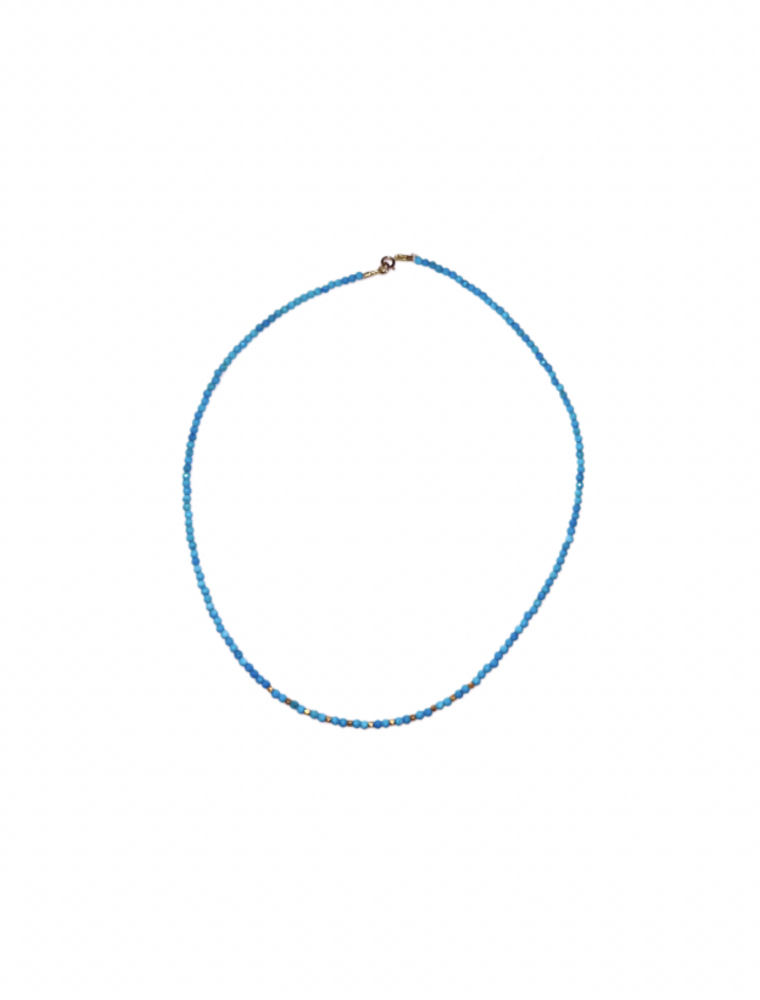 Theodosia Delicate Gold Nugget Necklace