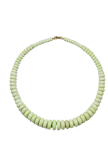 Theodosia Lime Opal Graduated Candy Necklace