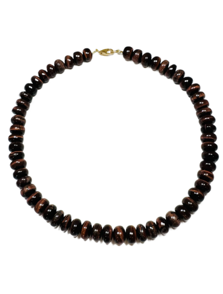 Theodosia Red Tigers Eye Candy Necklace