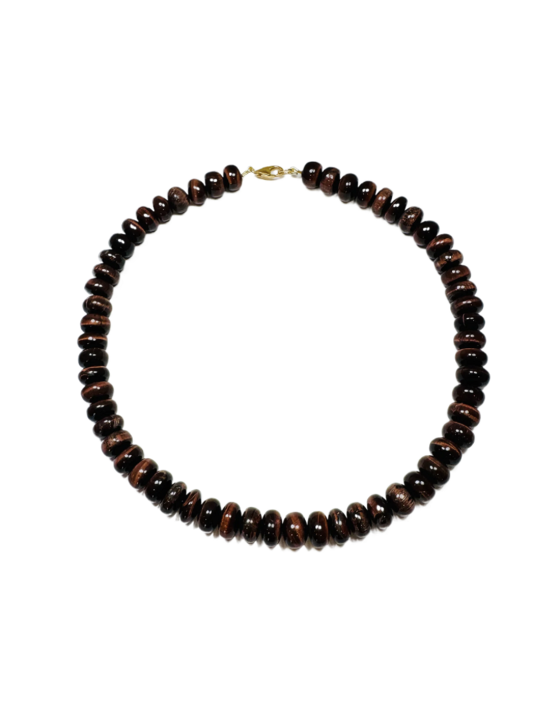 Theodosia Red Tigers Eye Candy Necklace