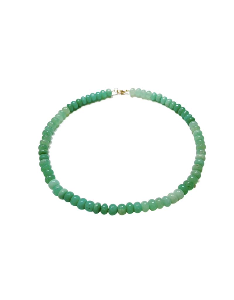 Theodosia Original Chrysoprase Candy Necklcace