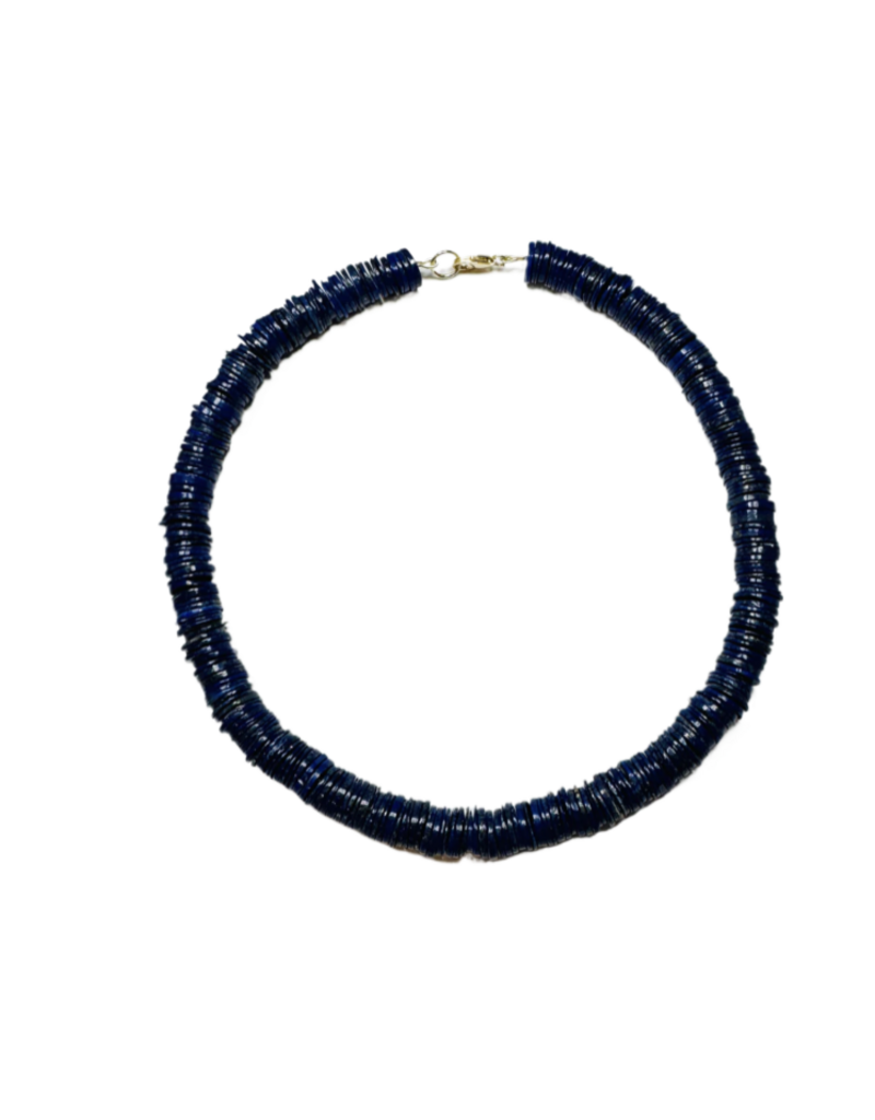 Theodosia Lapis Slice Necklace