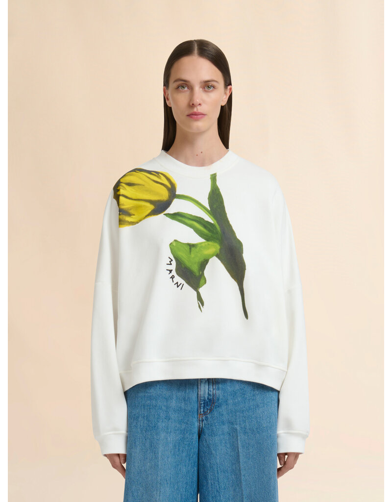Marni Tulip Print Sweatshirt