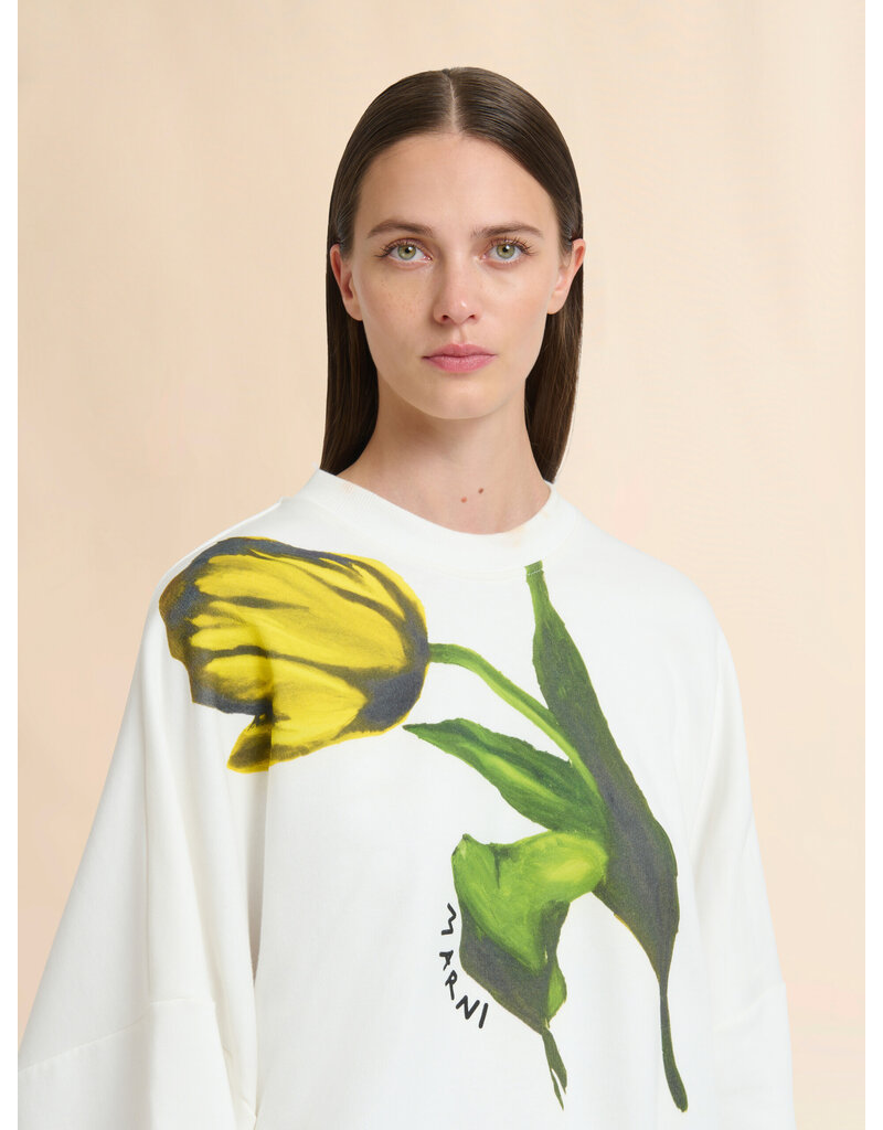 Marni Tulip Print Sweatshirt