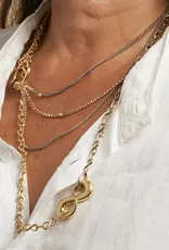 Marla Aaron Mixed Up Half & Half Chain