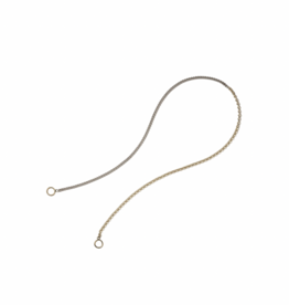 Marla Aaron Mixed Up Half & Half Chain