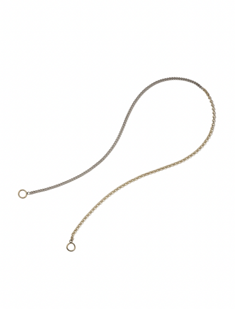 Marla Aaron Mixed Up Half & Half Chain