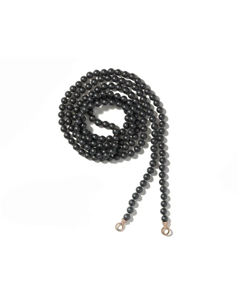 Marla Aaron BUFFED HEMATITE STRAND