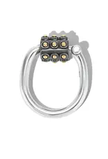 Marla Aaron Gold Ball Trundle Lock Ring