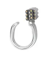 Marla Aaron Gold Ball Trundle Lock Ring