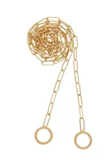 Marla Aaron SQUARE LINK CHAIN