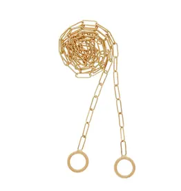 Marla Aaron SQUARE LINK CHAIN