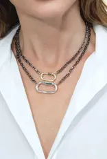 Marla Aaron Blackended Biker Chain